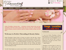 Tablet Screenshot of perfectthreading.com